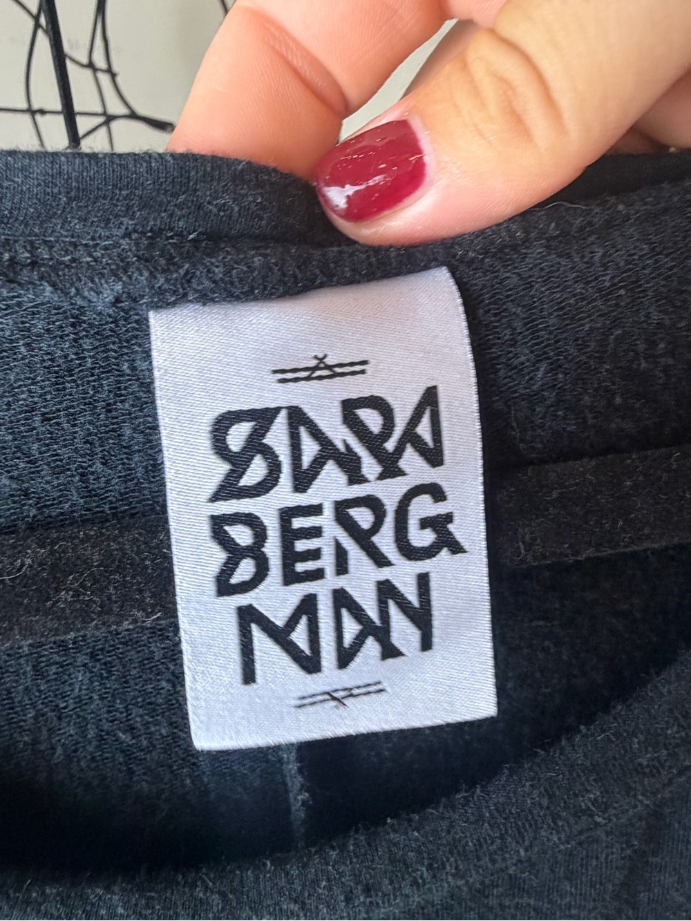 SARA BERGMAN Black Shirt Dress - Picture 4 of 4